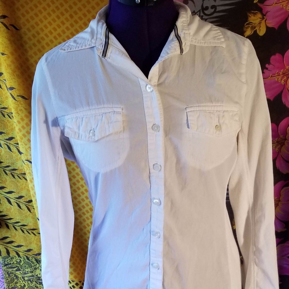White Button Up Blouse